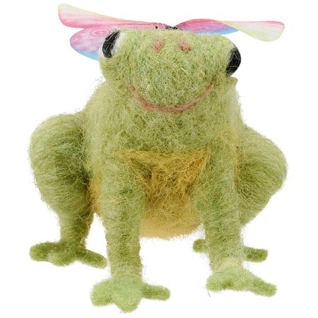Critter frog w butterfly