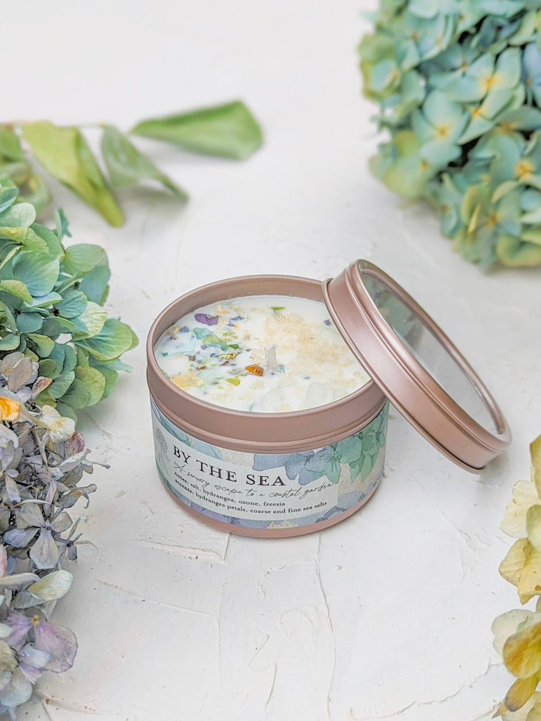 By the Sea - Hydrangea and Sea Salt Candle