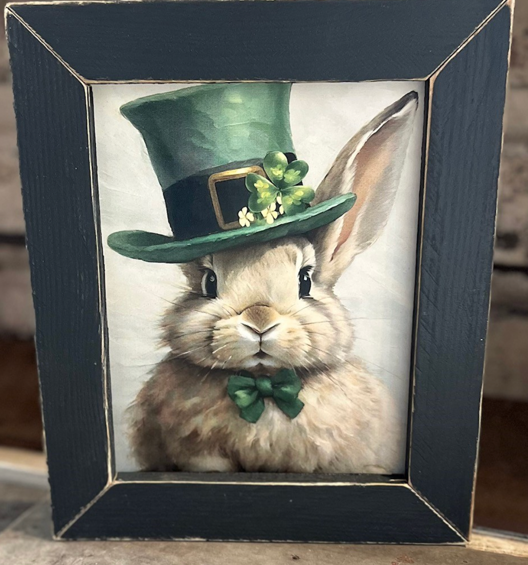 Bunny St Patrick’s print 8x10