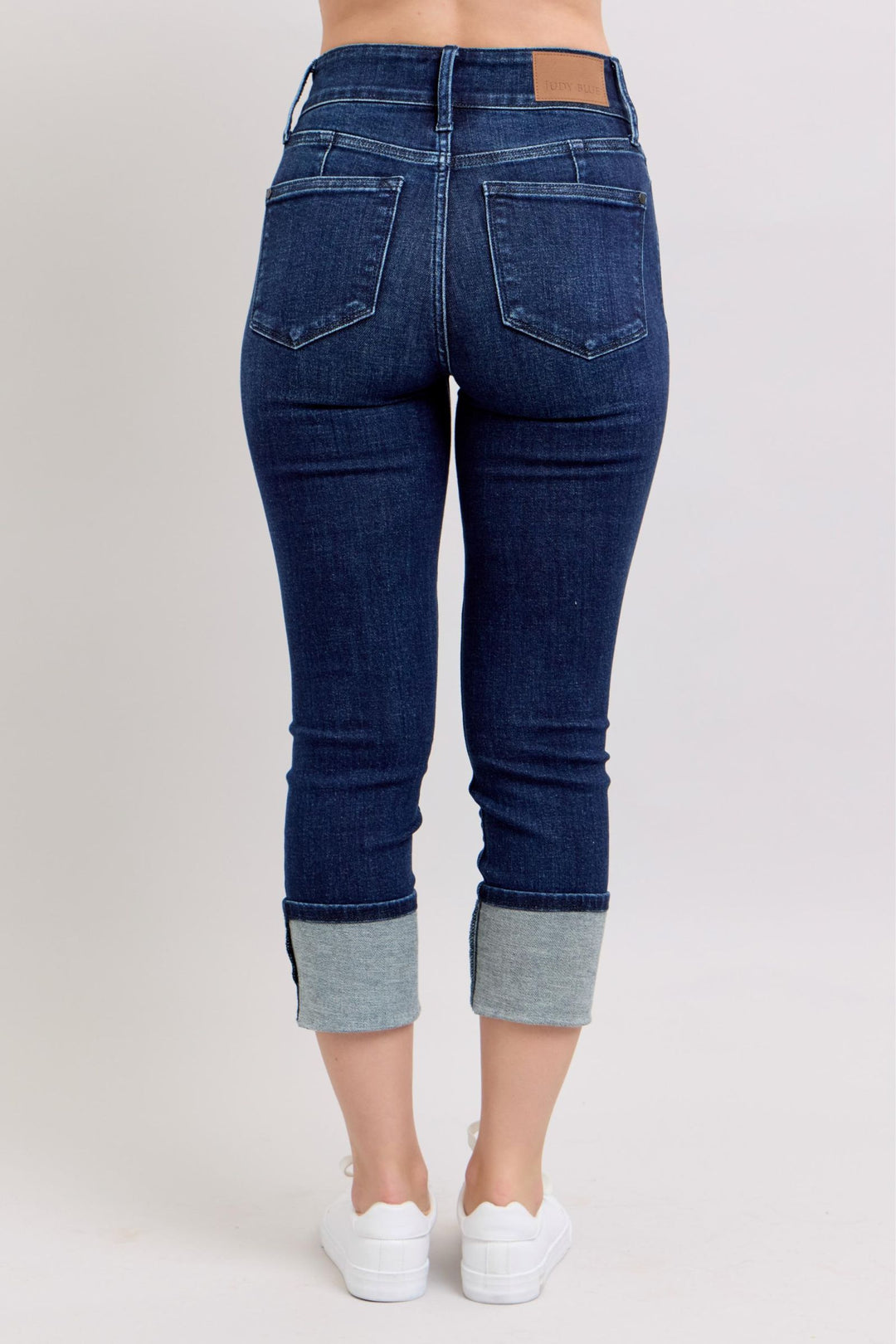 Judy Blue HW Double Waistband Capri