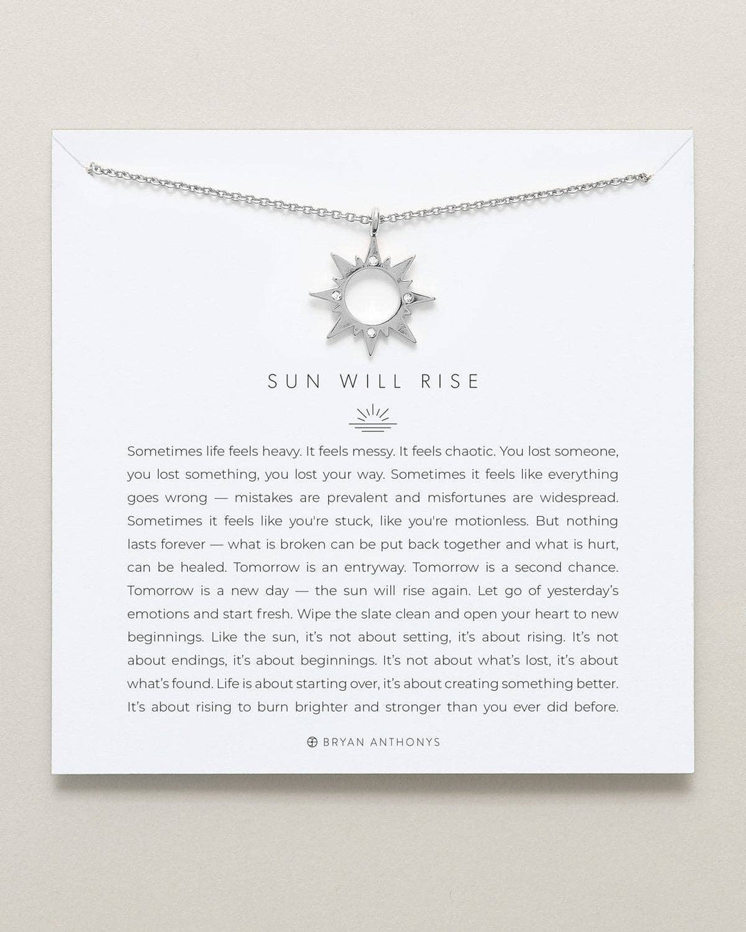 Sun Will Rise Necklace