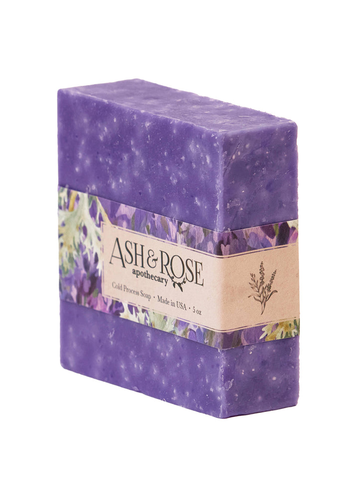 Lavender Oak Moss Soap Scrub Bar