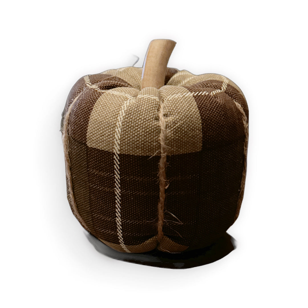 Pumpkin brown tartan