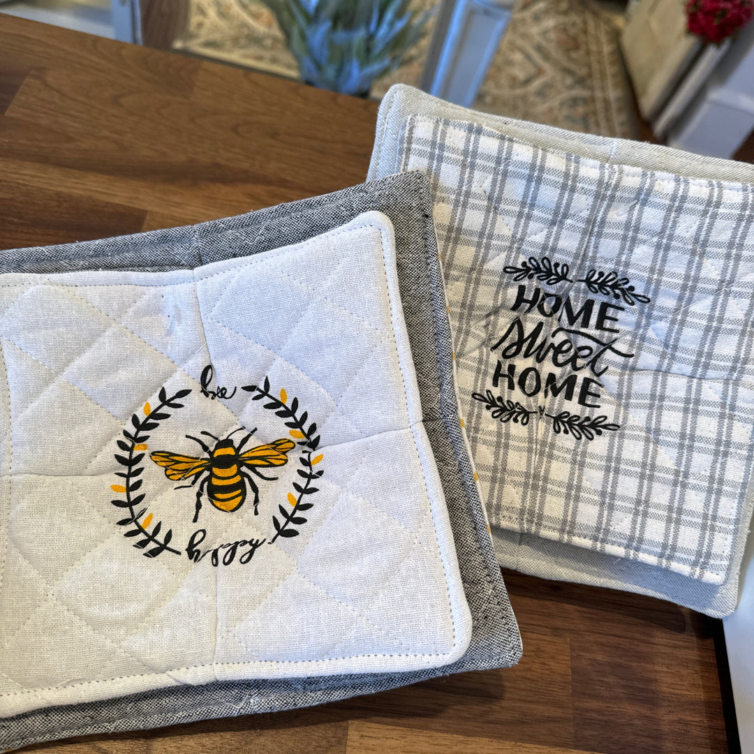 Microwave bowl holder set/2