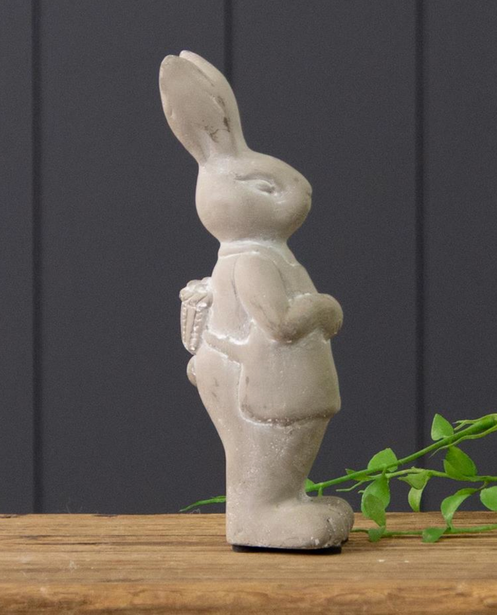 Cement rabbit standing