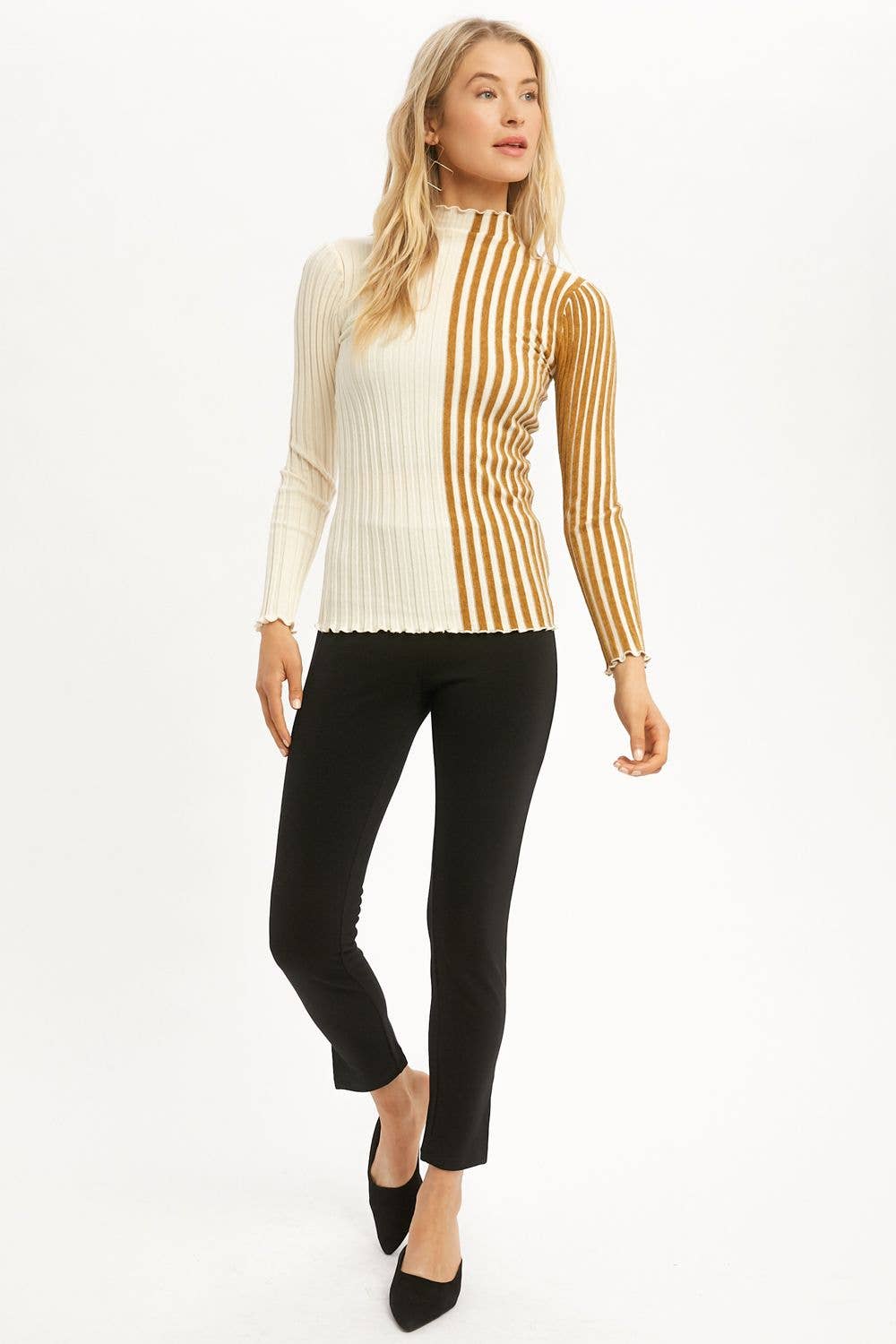 Fitted Stripe Top