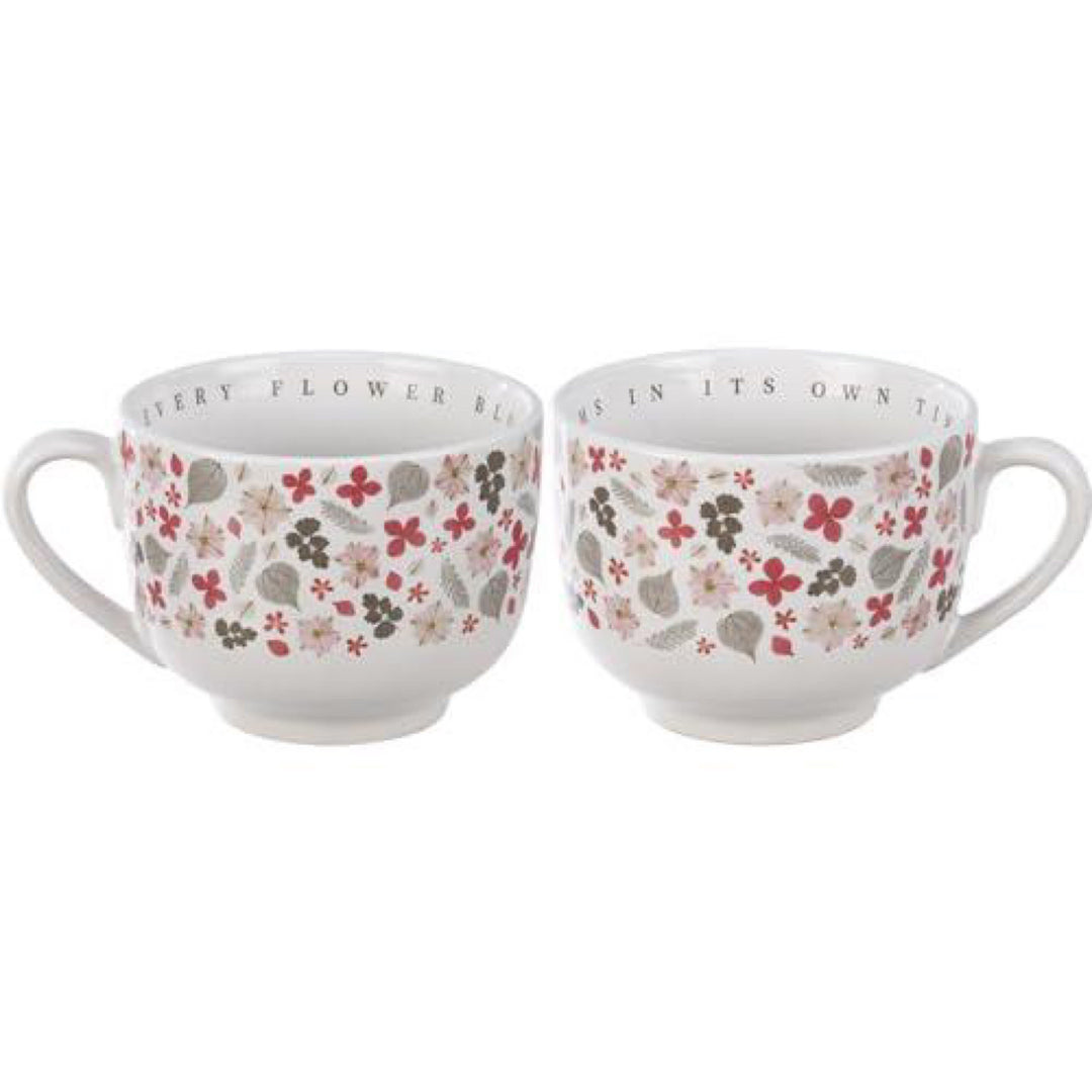 Every Flower Blooms In Time Mug